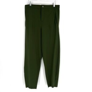 Ruti Not Too Tapered Pants Womens 2 Pine Green High Rise Classic